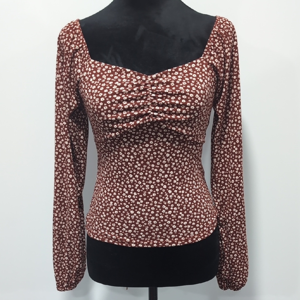 Vibe Floral Long Sleeve Top